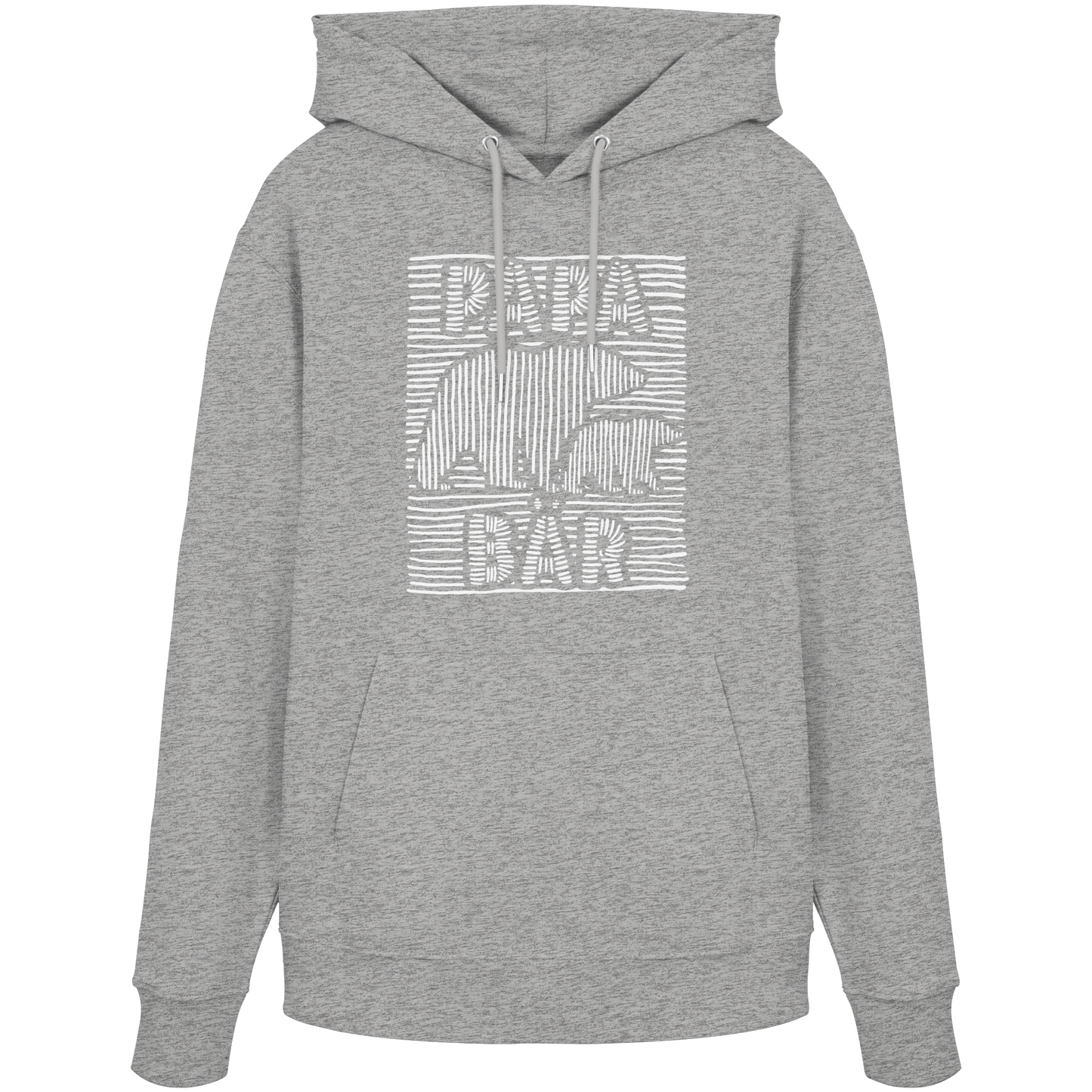 Papa Bär - Lines - Organic Hoodie
