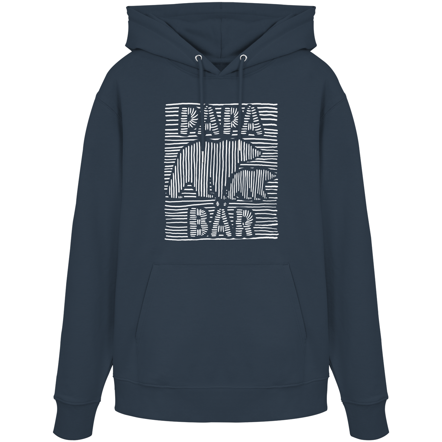 Papa Bär - Lines - Organic Hoodie