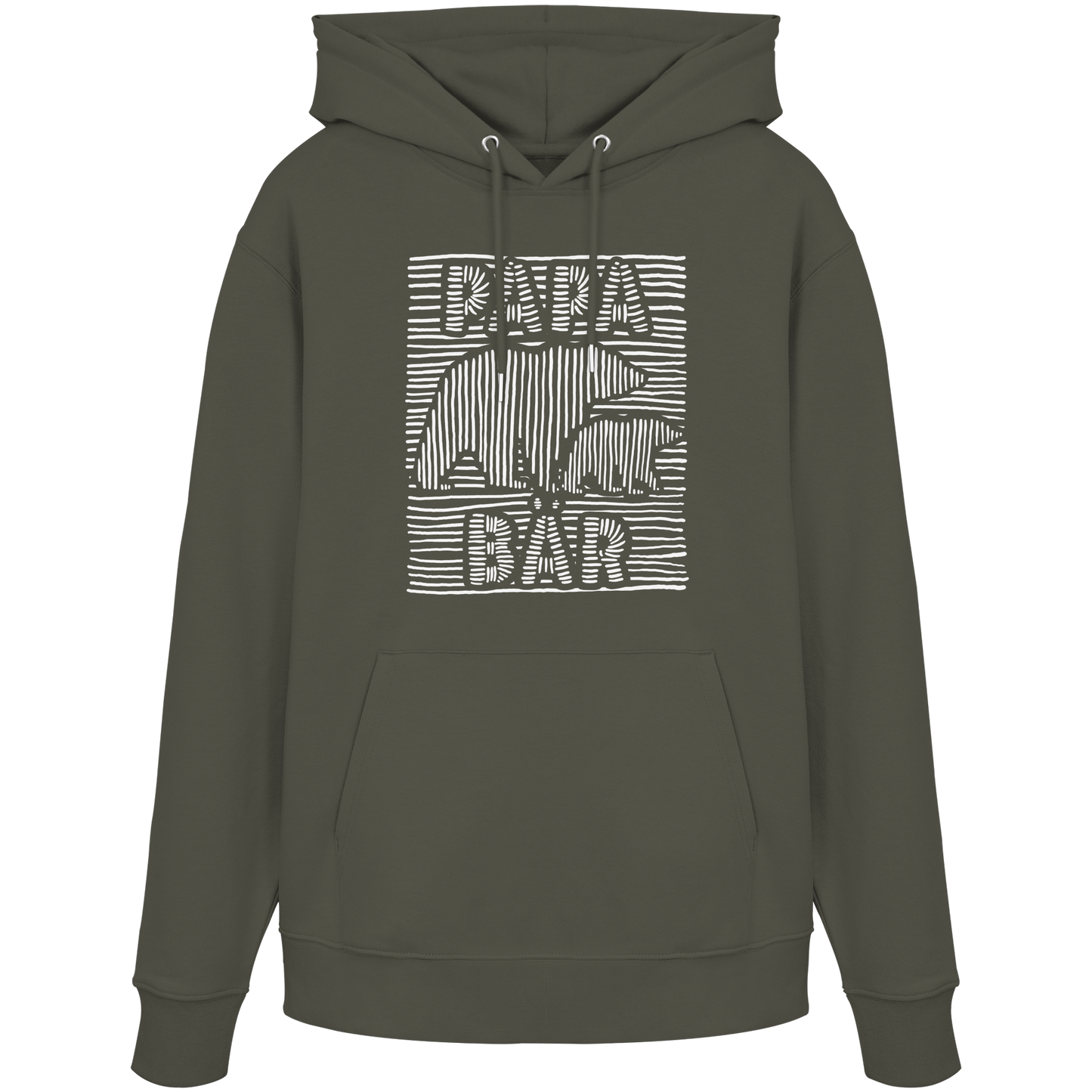 Papa Bär - Lines - Organic Hoodie