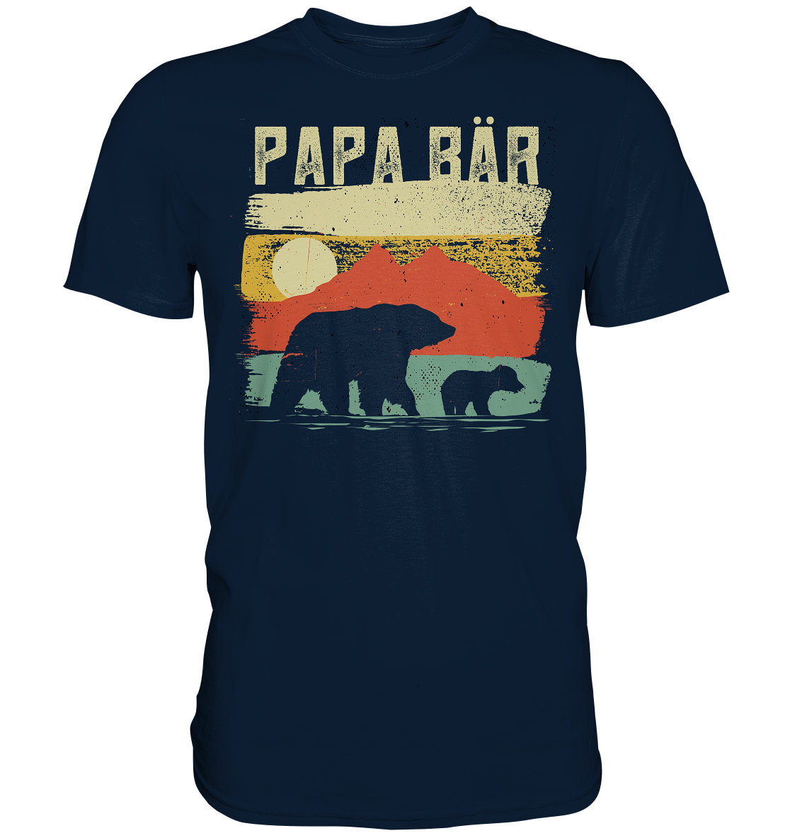 Papa Bär - Premium Shirt - Berge