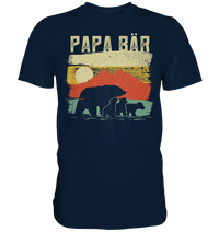 Papa Bär - Premium Shirt - Berge 3 Bären - Premium Shirt