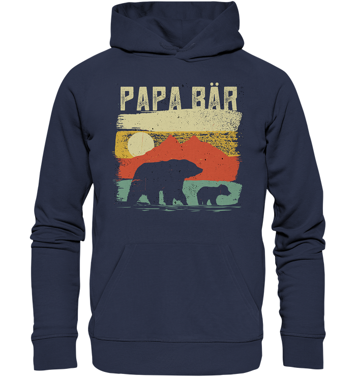 Papa Bär - Premium Unisex Hoodie - Berge