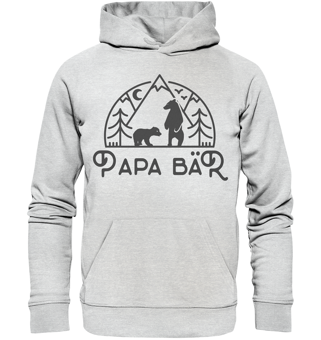 Papa Bär - Pine - Organic Hoodie