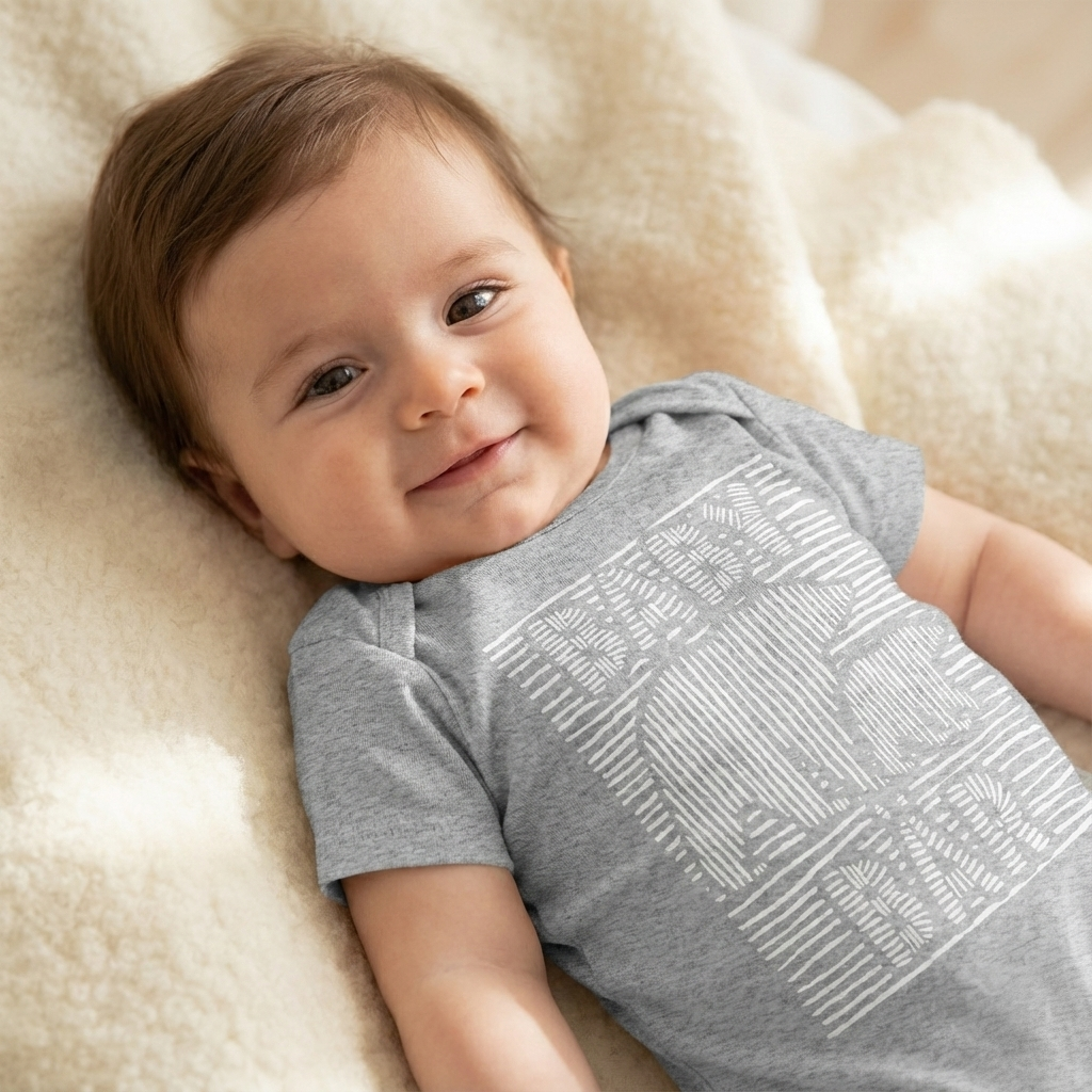 Baby Bär - Lines - Organic Bodysuit