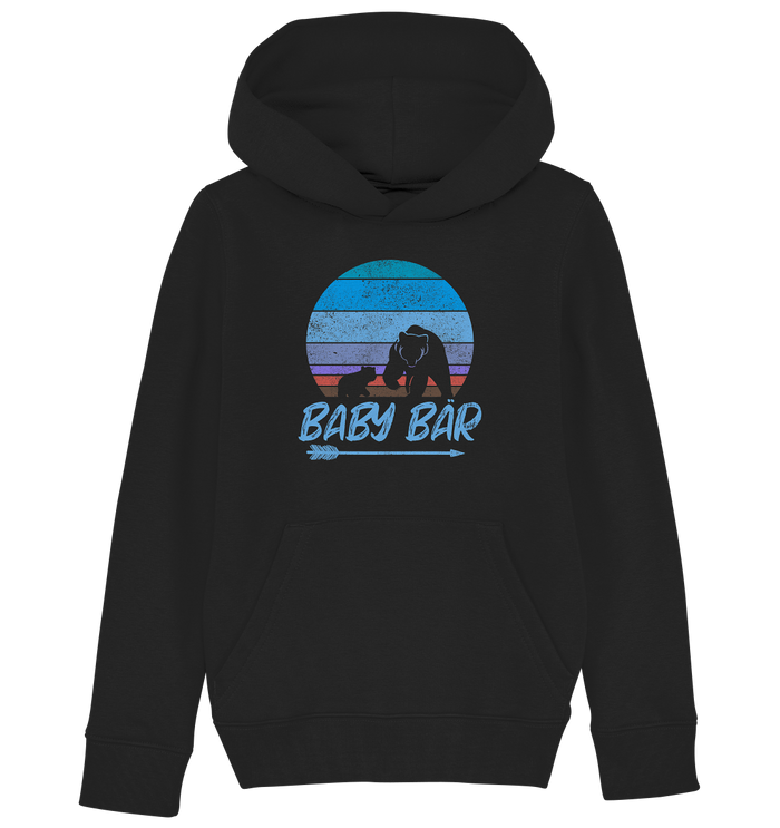 Baby Bär - Kids Organic Hoodie - Blau