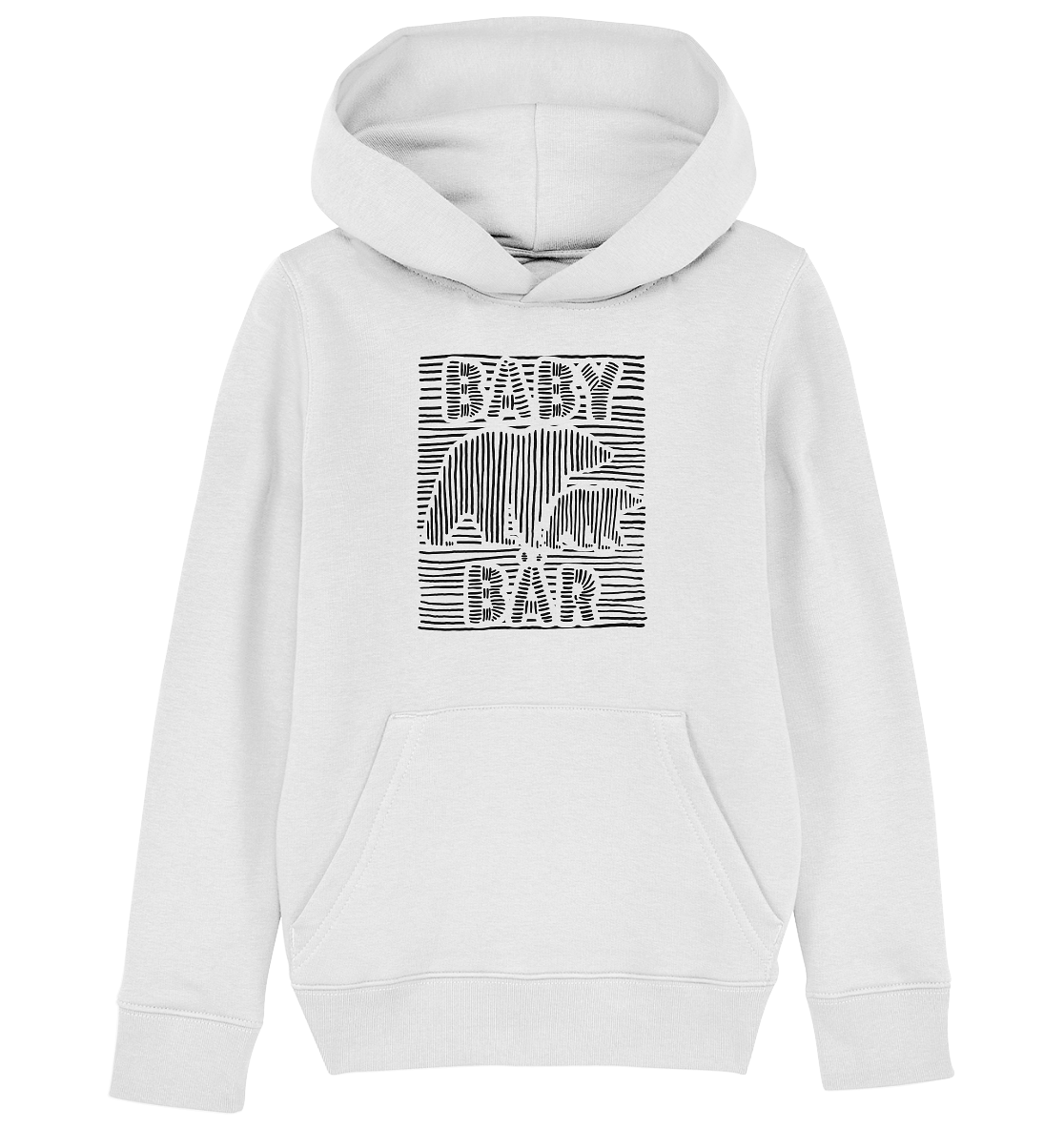 Baby Bär - Kids Organic Hoodie - Stripes