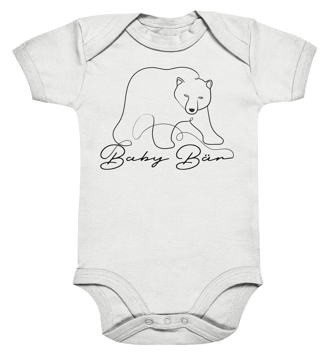 Baby Bär - Organic Baby Bodysuite - One Line