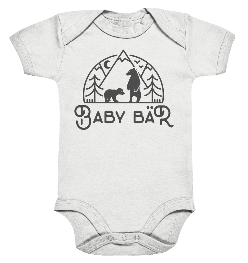 Baby Bär - Organic Baby Bodysuite - Wood Pine