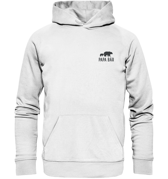 Papa Bär - Organic Hoodie - Premium Stick Logo