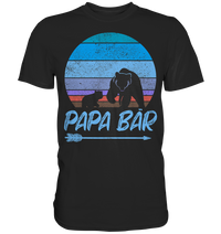 Papa Bär - Premium Shirt - Blau