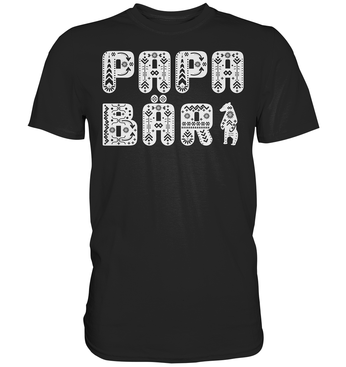 Papa Bär - Premium Shirt - Boho Letters