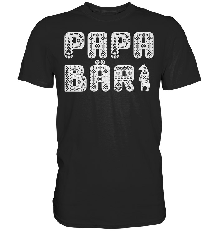 Papa Bär - Premium Shirt - Boho Letters