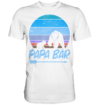 Papa Bär - Premium Shirt - Blau