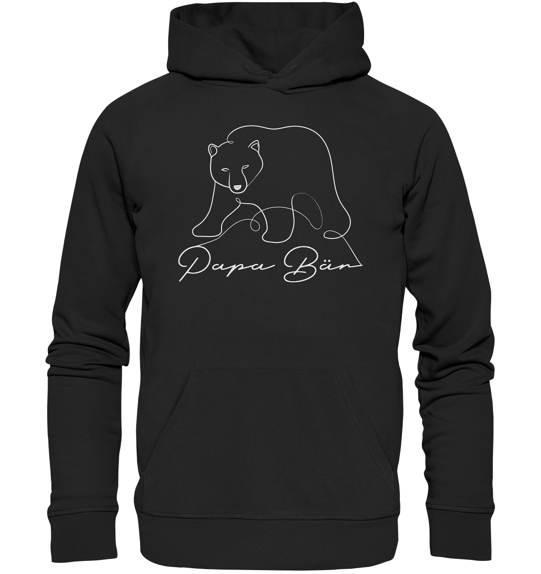 Papa Bär - Premium Unisex Hoodie - One Line