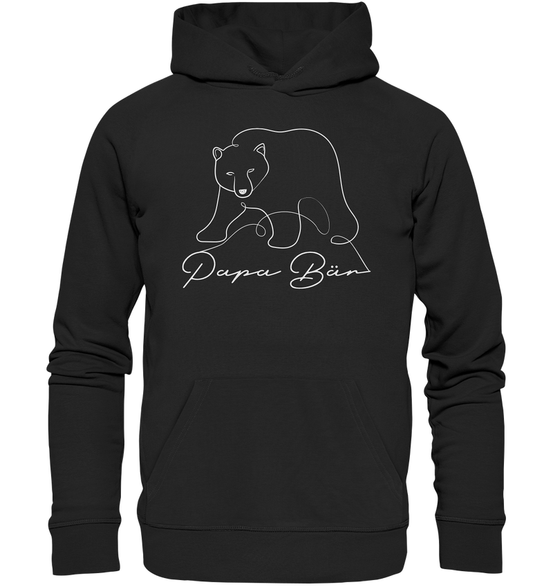 Papa Bär - Premium Unisex Hoodie - One Line