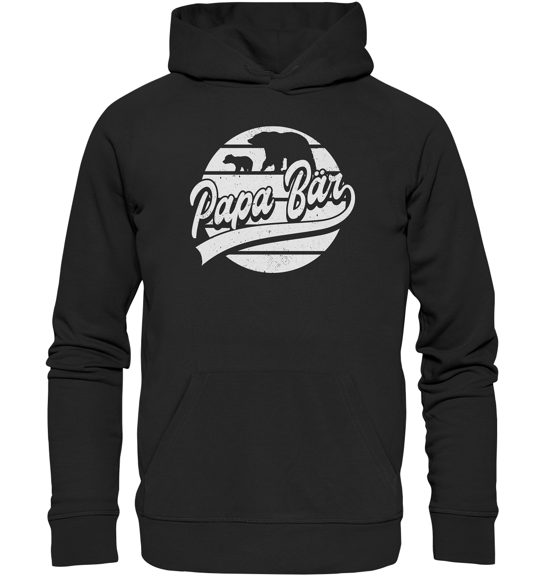 Papa Bär - Premium Unisex Hoodie - Badge