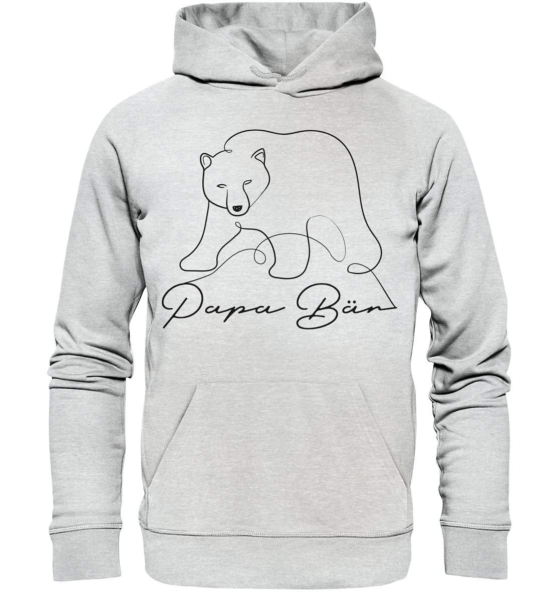 Papa Bär - Premium Unisex Hoodie - One Line