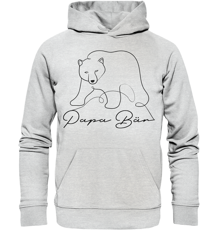 Papa Bär - Premium Unisex Hoodie - One Line