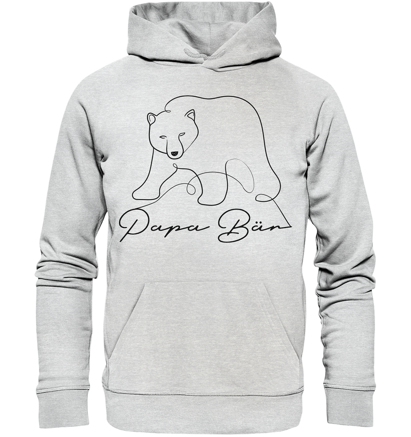 Papa Bär - Premium Unisex Hoodie - One Line