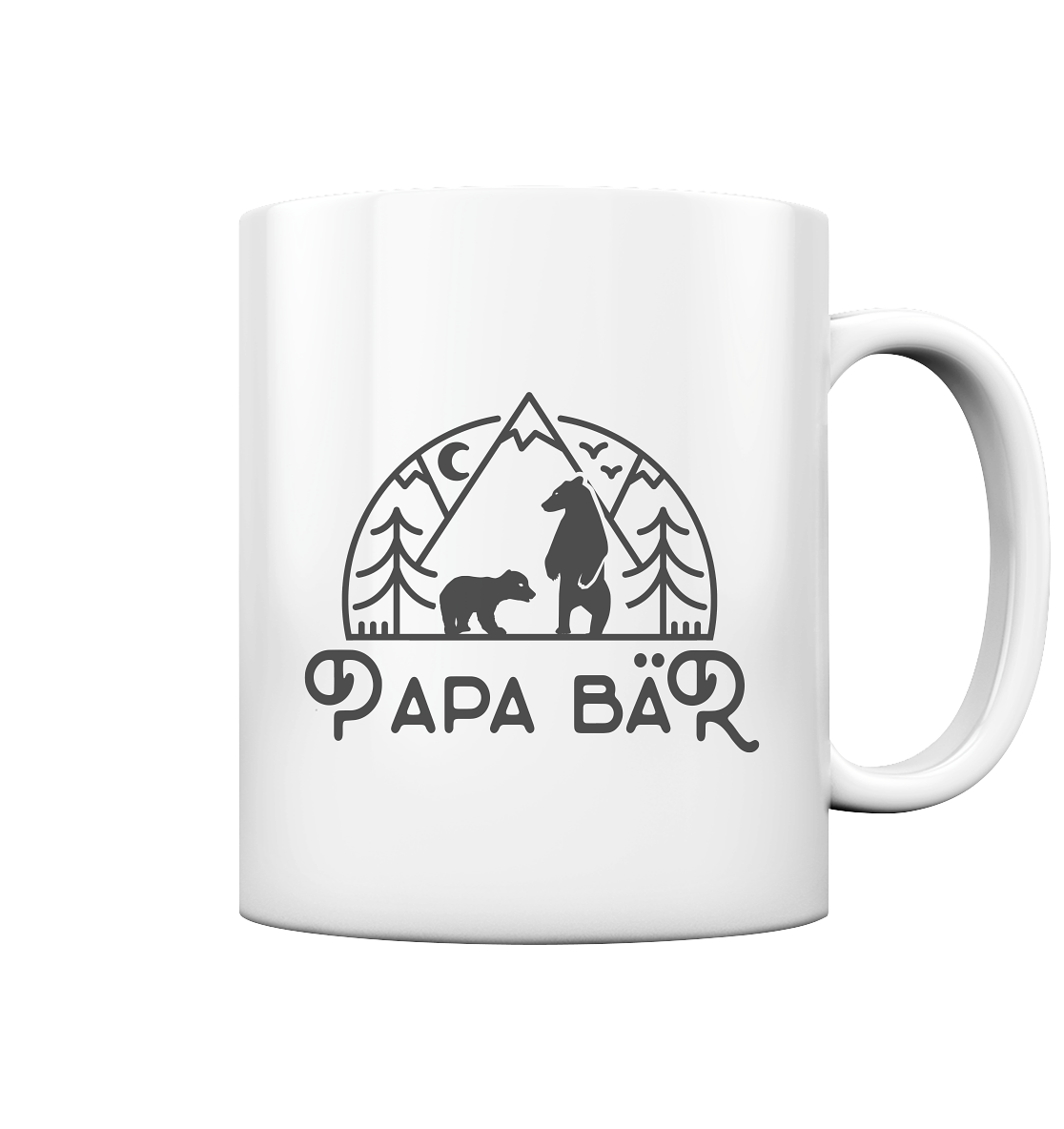 Papa Bär - Tasse glossy - Woods Pine